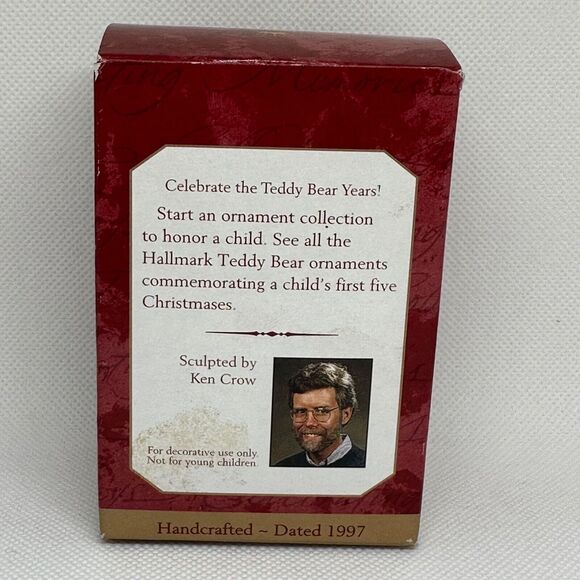 Hallmark 1998 "Child's Third Christmas" Bear Age Stocking Keepsake Ornament - Picture 2 of 5
